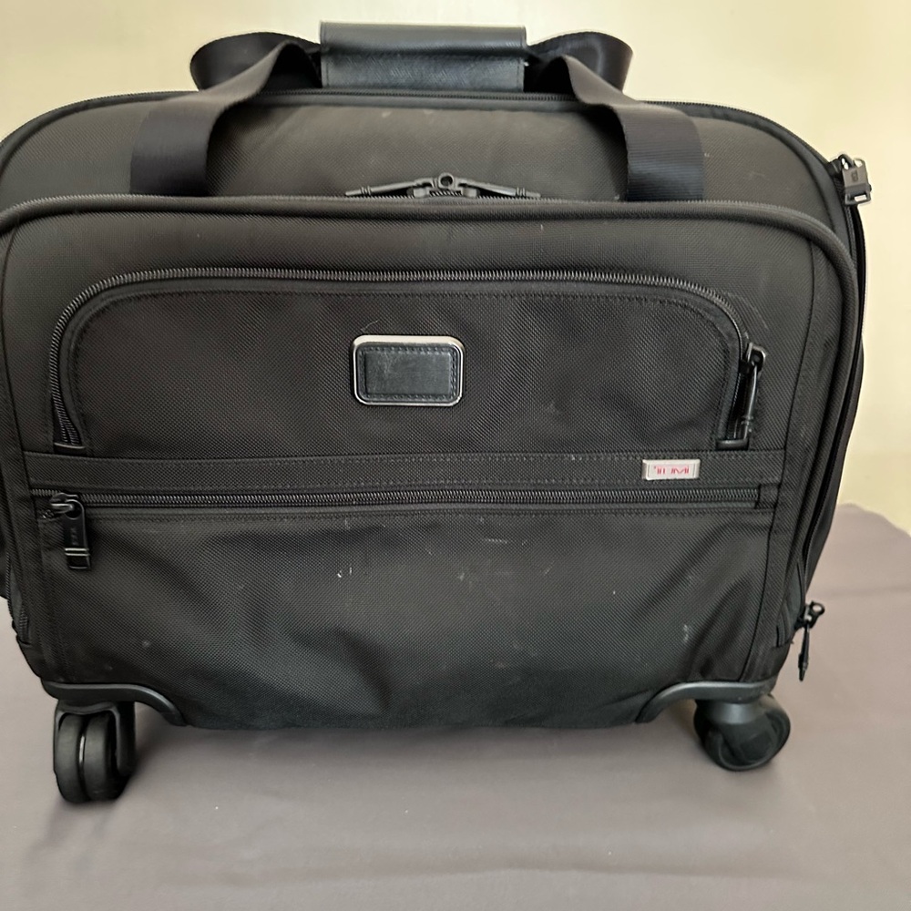 Tumi Alpha 3 compact 4 wheel duffle Bag